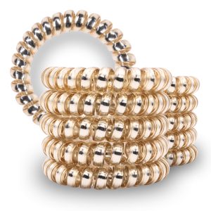 Spiral Haargummi Gold | 10er Pack - 5cm