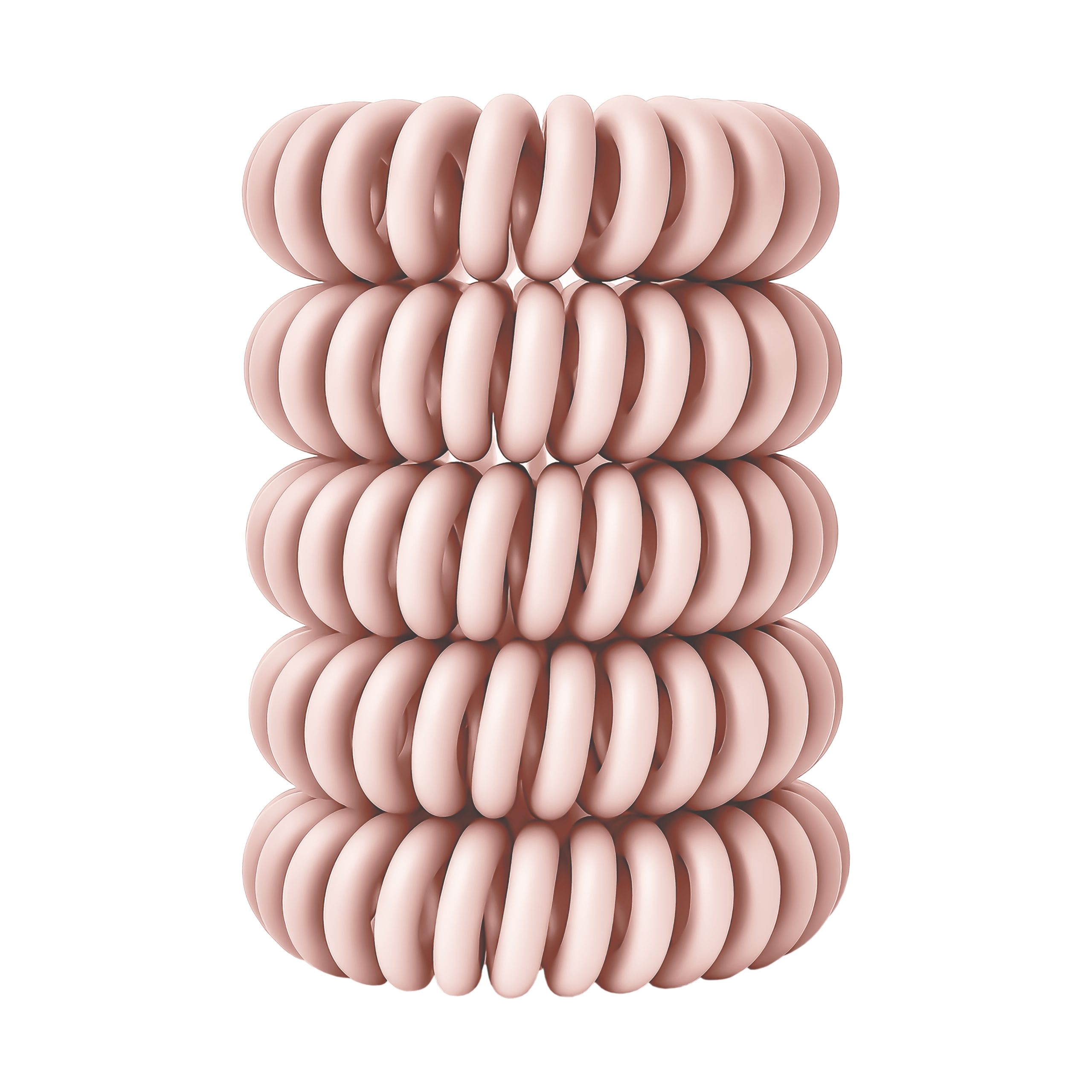 Spiral Haargummi Zartrosa | 5er Pack - 4cm – Bild 10