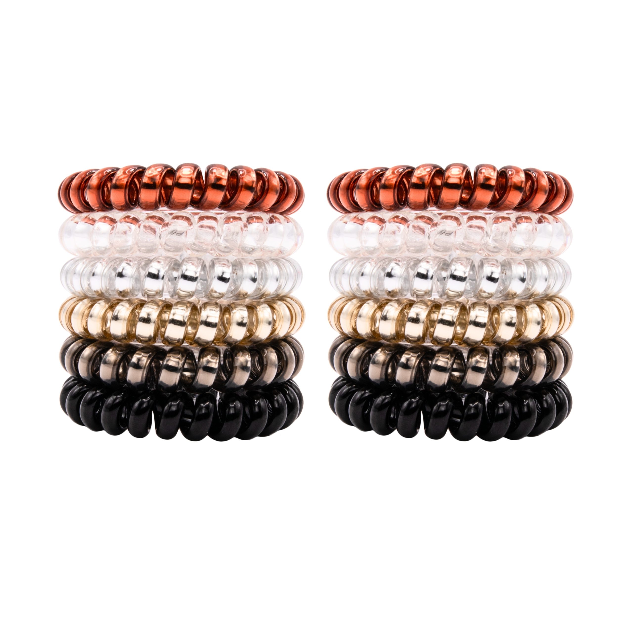 Spiral Haargummi 6 Farben | 12er Pack - 5cm – Bild 10