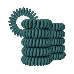 Spiral Haargummi Petrol | 10er Pack - 4cm