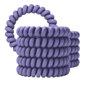 Spiral Haargummi Lavendel | 10er Pack - 5cm