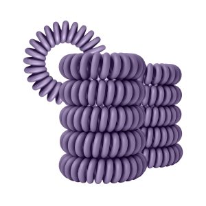 Spiral Haargummi Lavendel | 10er Pack - 4cm