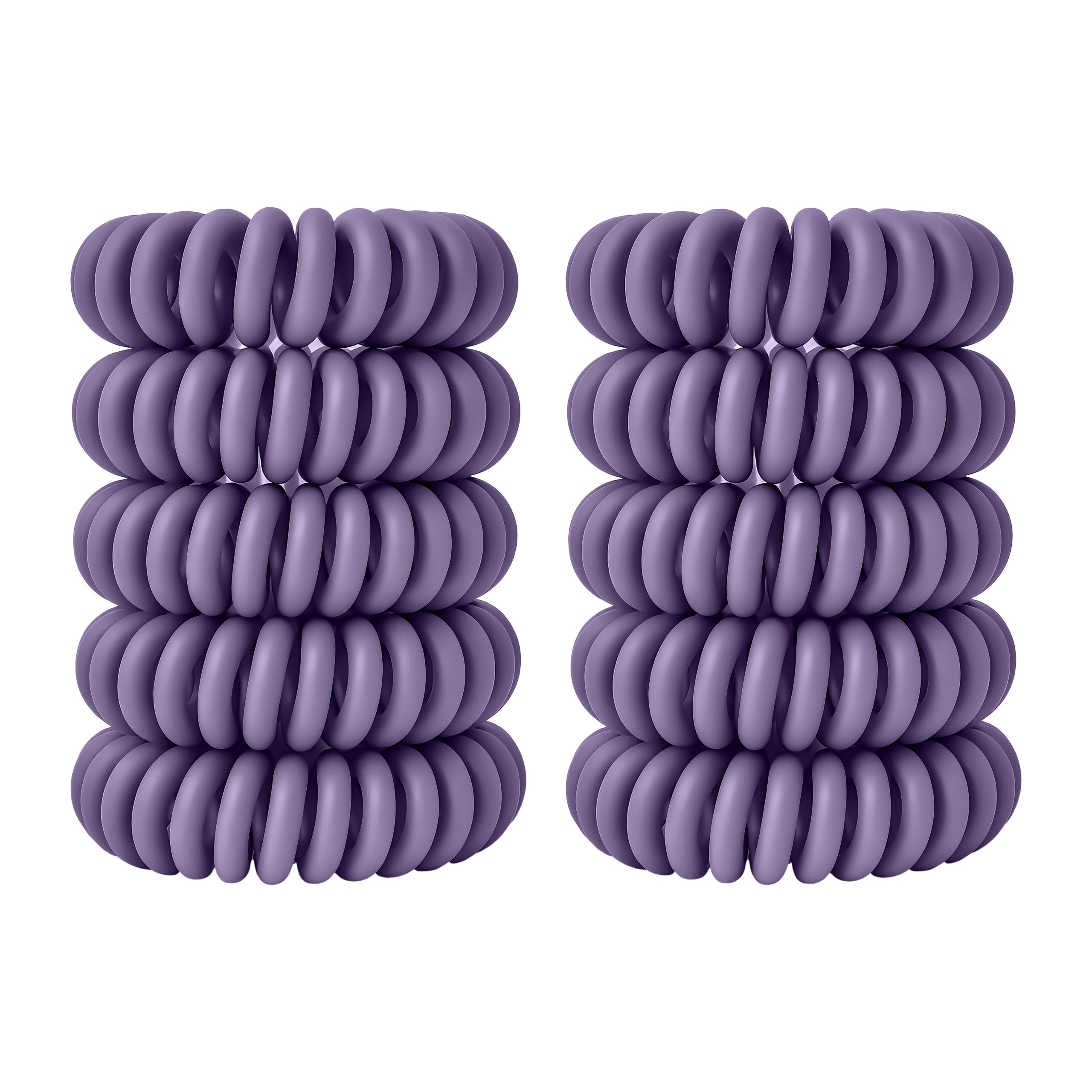 Spiral Haargummi Lavendel | 10er Pack - 4cm – Bild 10